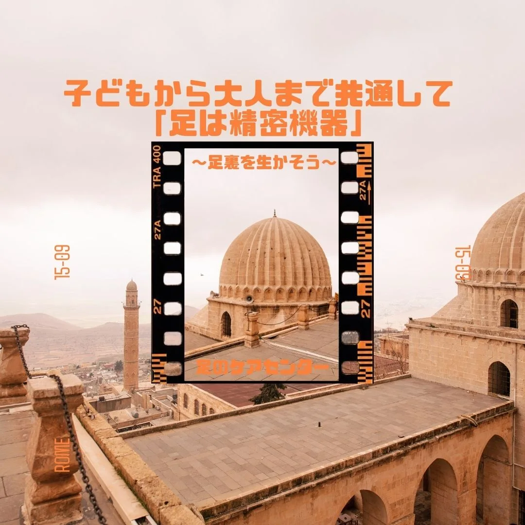 子どもから大人まで共通して「足は精密機器」～足裏を生かそう～