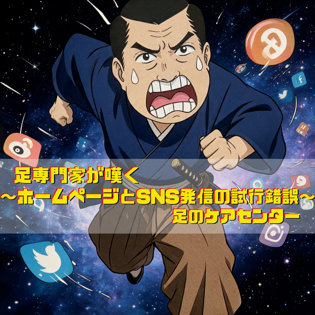 足専門家が嘆く～ホームページとSNS発信の試行錯誤～