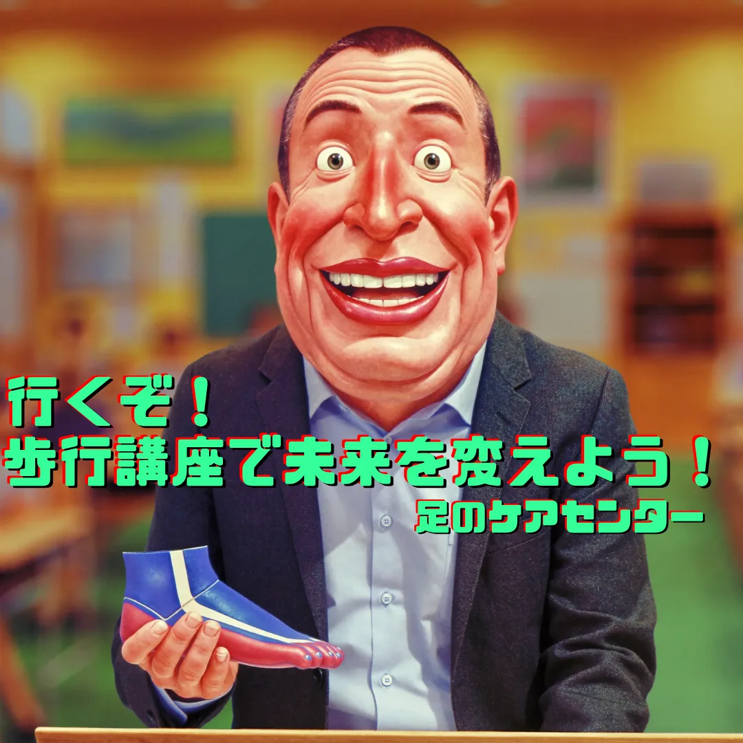 行くぞ！歩行講座で未来を変えよう！